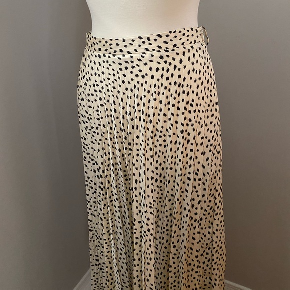 NWT ZARA PLEATED SKIRT WITH BELT HIGH-WAIST MIDI - Picture 8 of 13